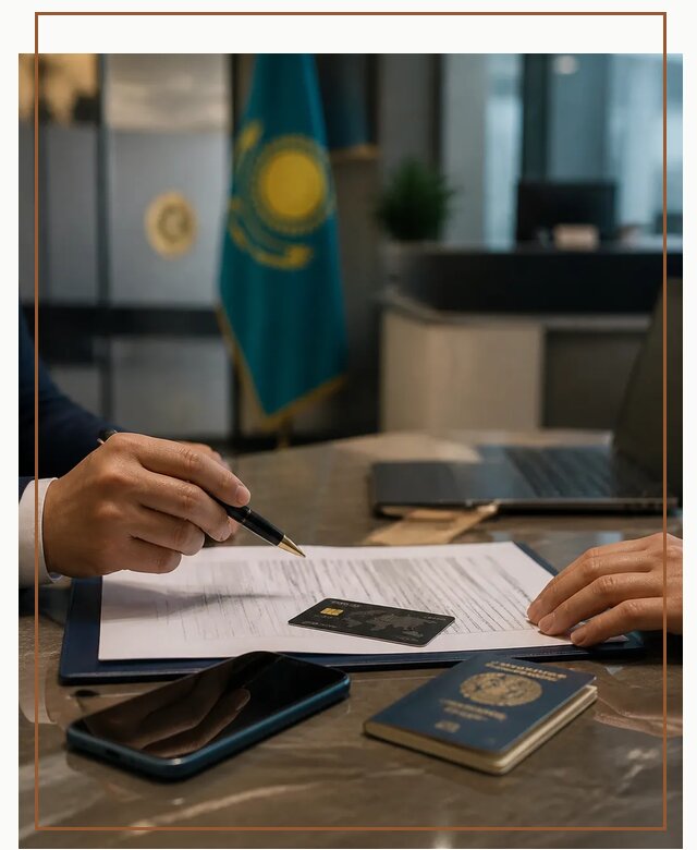 Открытие счета и банковской карты в Казахстане в Воронеже